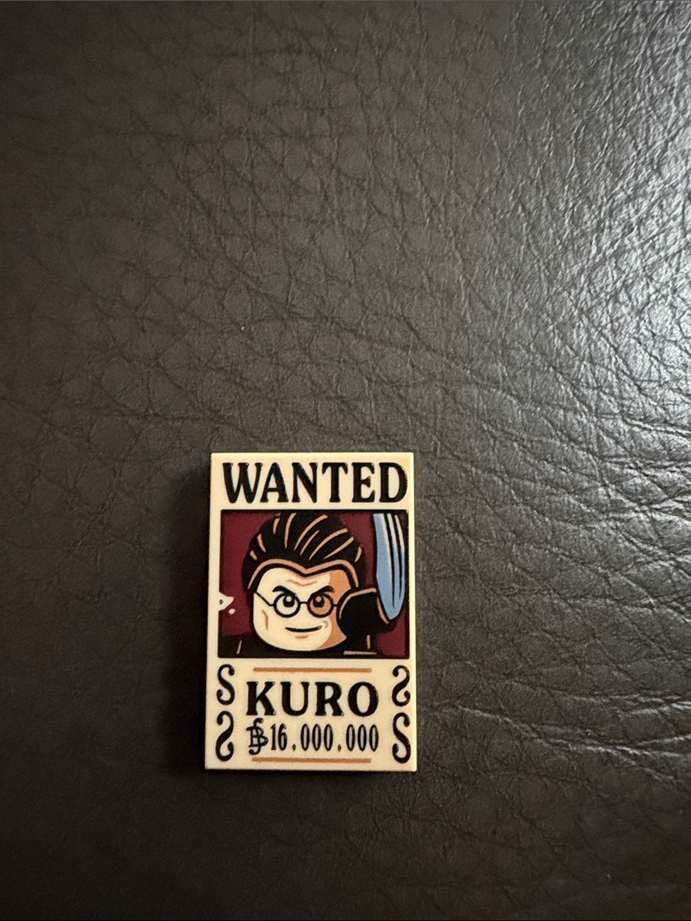 Lego One Piece Kurt Wanted Poster